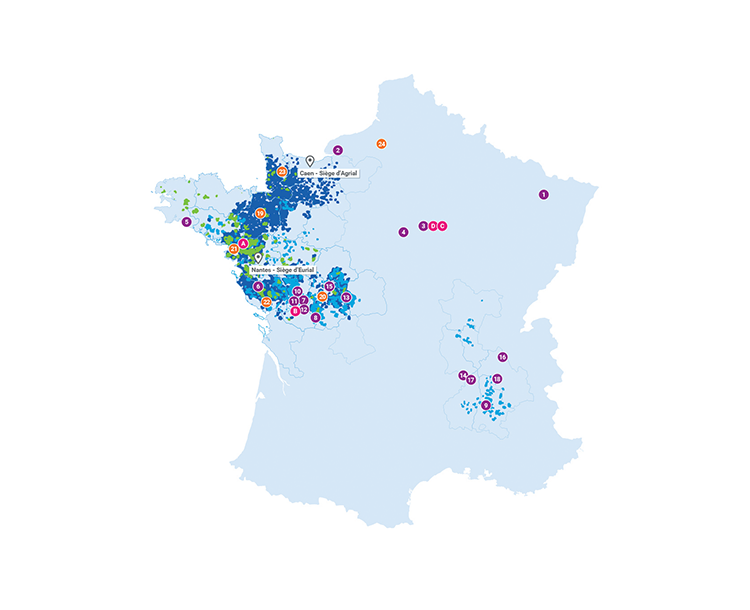 Carte Site de transformation