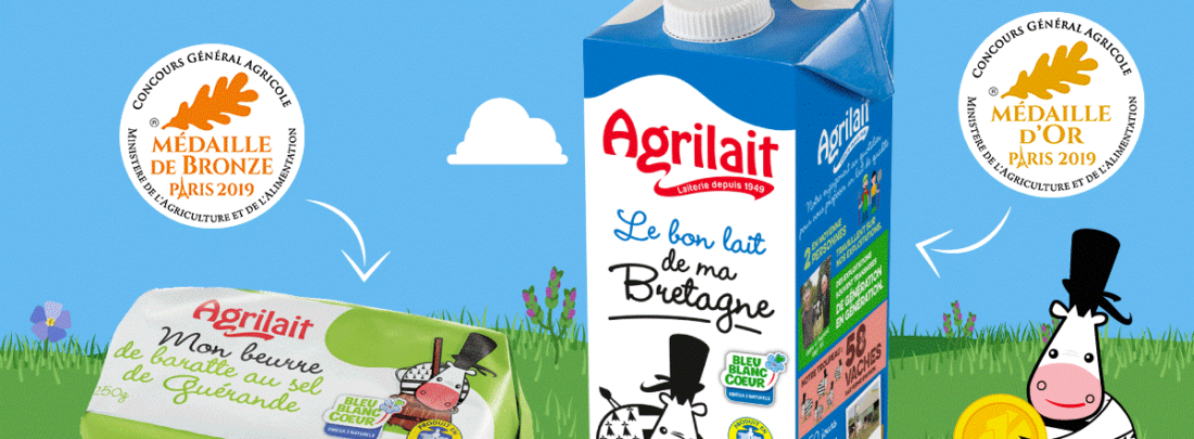 Beurre et Lait Eurial médaillés