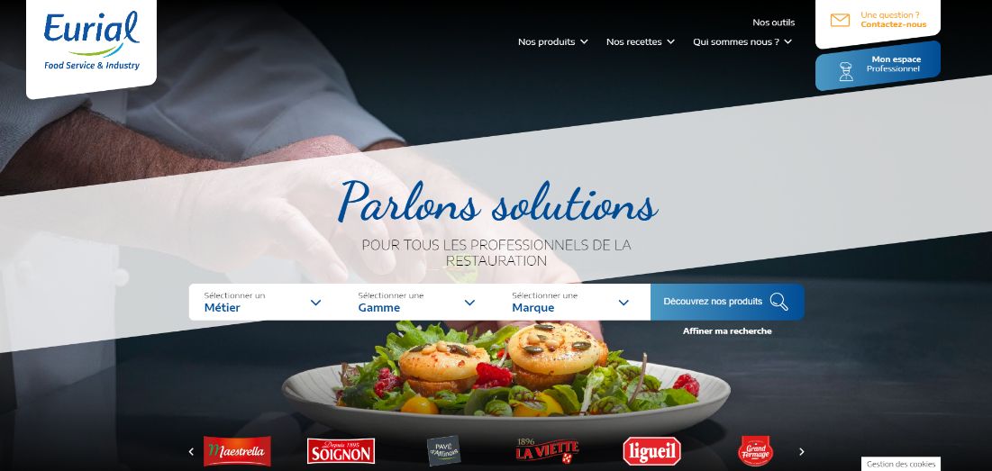 Eurial Food Service et Industry fait peau neuve avec un nouveau site ! Eurial Eurial Food Service et Industry fait peau neuve avec un nouveau site ! Eurial