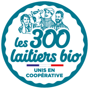 Nouveau logo 2021 - Les 300 laitiers bio