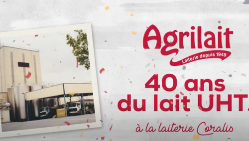 Agrilait 40 ans Lait UHT