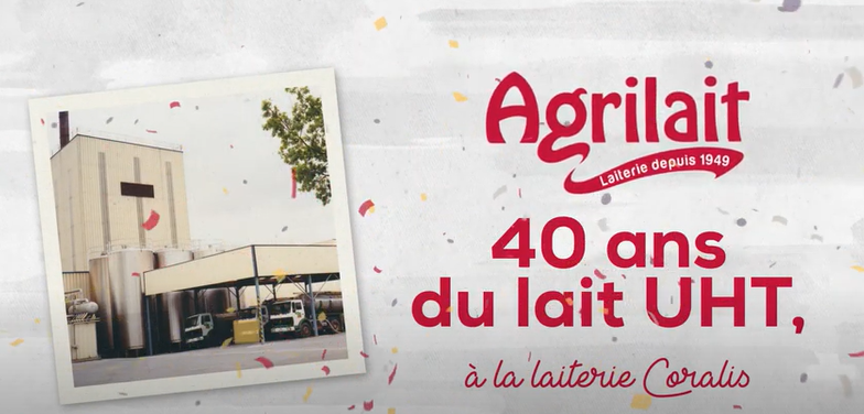 Agrilait 40 ans Lait UHT