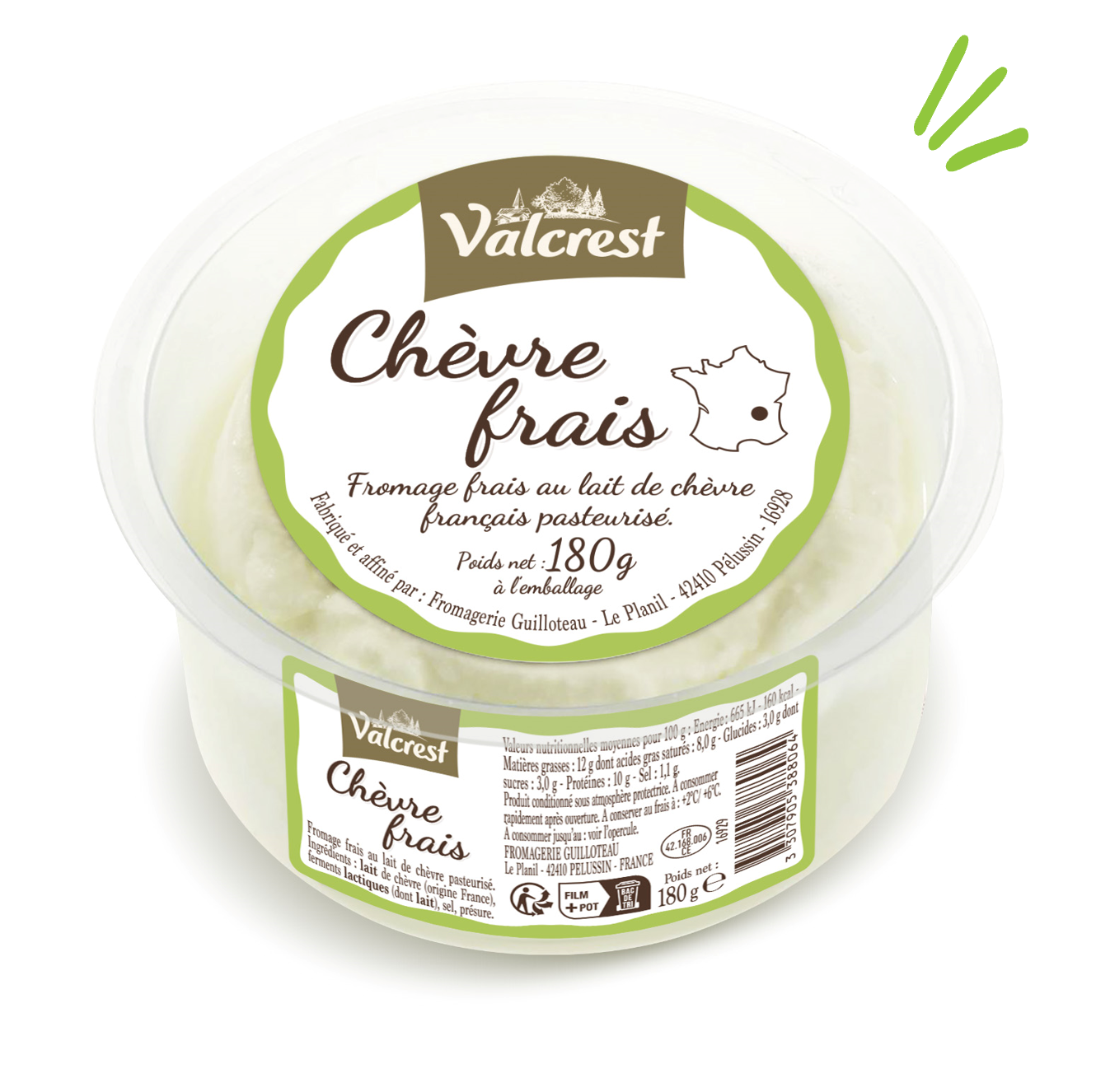 VALCREST CHEVRE FRAIS