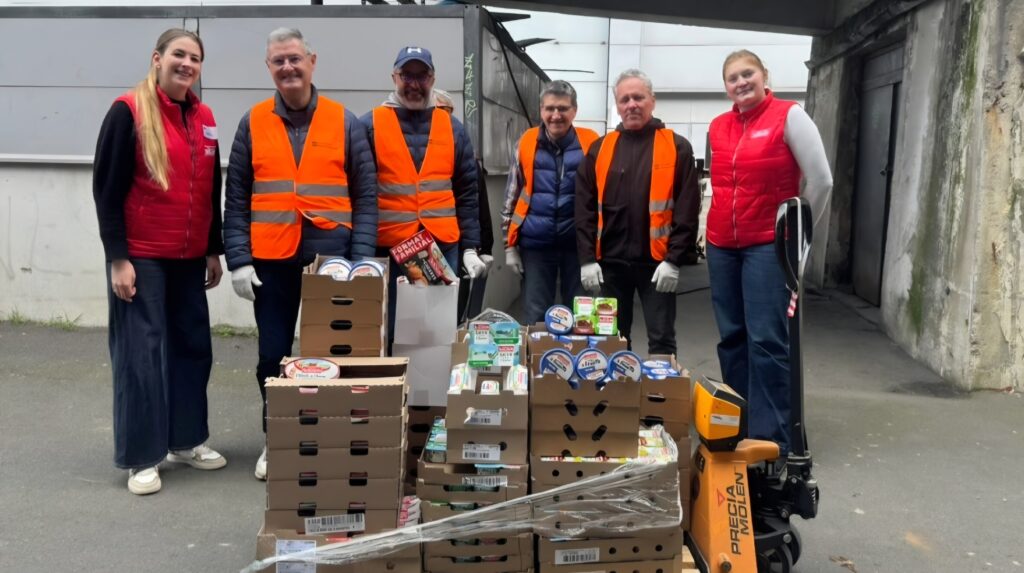 Nos produits remis en fin de salon de l'Agriculture aux Banques Alimentaires